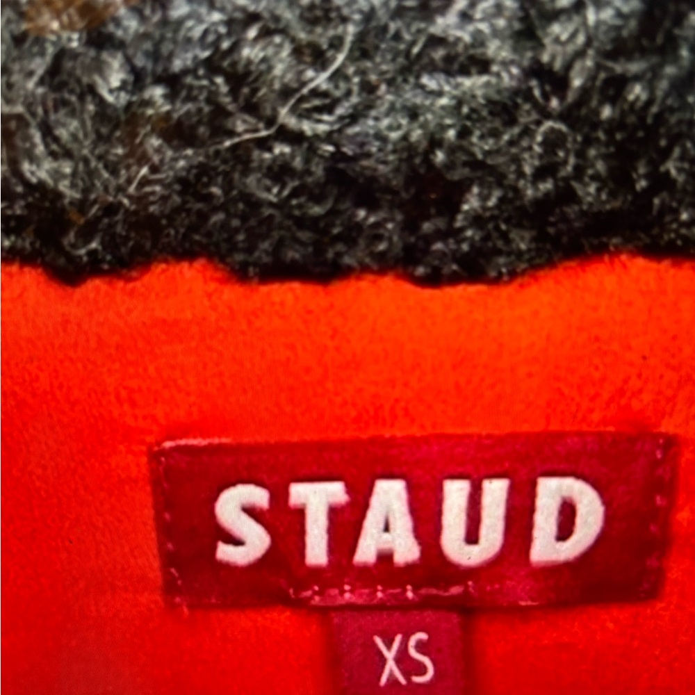 STAUD oversized Sherpa colorful women’s jacket XS. - Picture 5 of 9